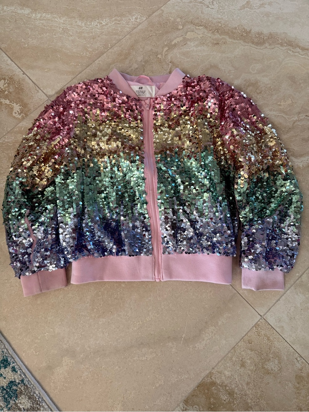 Girls H&M Sequin Jacket size 7
